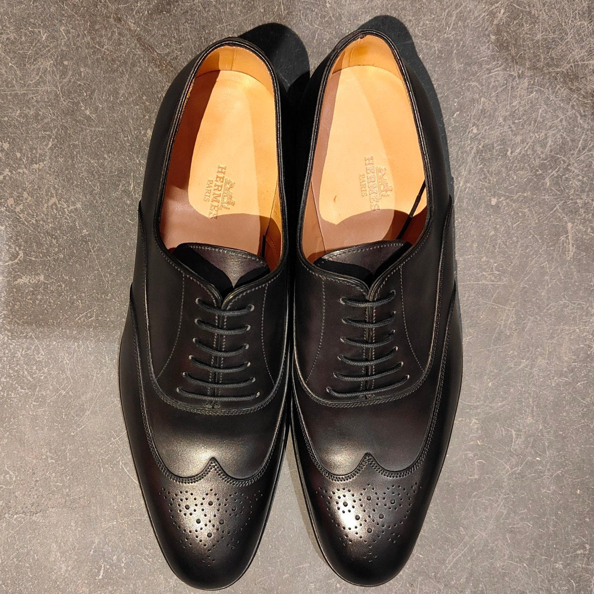 希少【HERMES】エルメス ジョンロブ製 ヘクター HECTOR フルブローグ