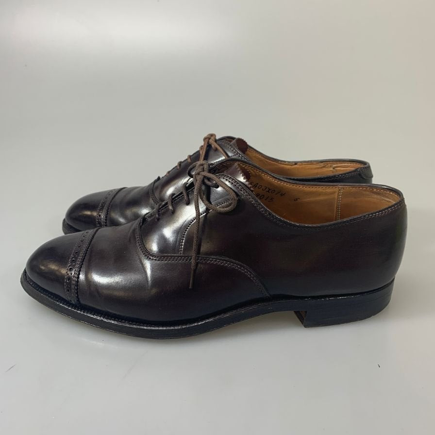 【Alden】オールデン パンチドキャップトゥ コードバン ハンプトンラスト 9015 メンズ サイズUS7.5E ダークバーガンディ