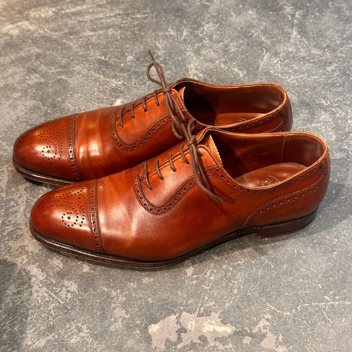 Crockett&Jones】クロケット&ジョーンズ アルビオン セミブローグ