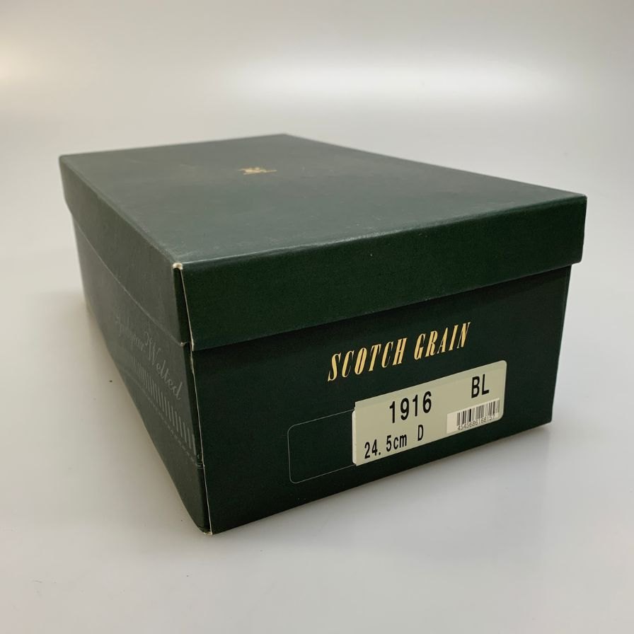 【SCOTCH GRAIN】スコッチグレイン    ブラック（黒） サイズ 24ハーフ ラスト