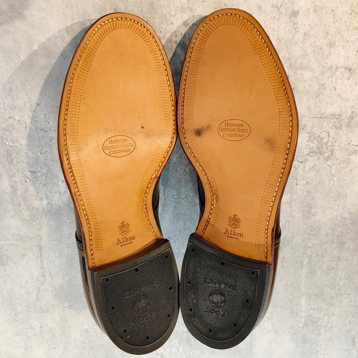 希少 未使用【ALDEN】オールデン モールデッドシュー別注 D0621 Vチップ コードバン シガー サイズUS10.5D モディファイドラスト