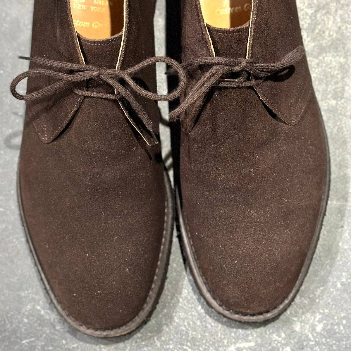 美品【Church's】チャーチ ライダー 4都市 スエード クレープソール ブラウン サイズUK85F 81ラスト