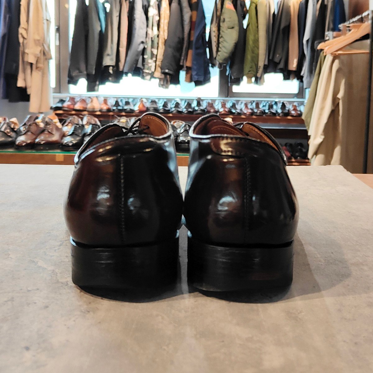 【ALDEN】オールデン 54321 Vチップ コードバン ダークバーガンディ US6.5D モディファイドラスト 参考定価￥234,300-