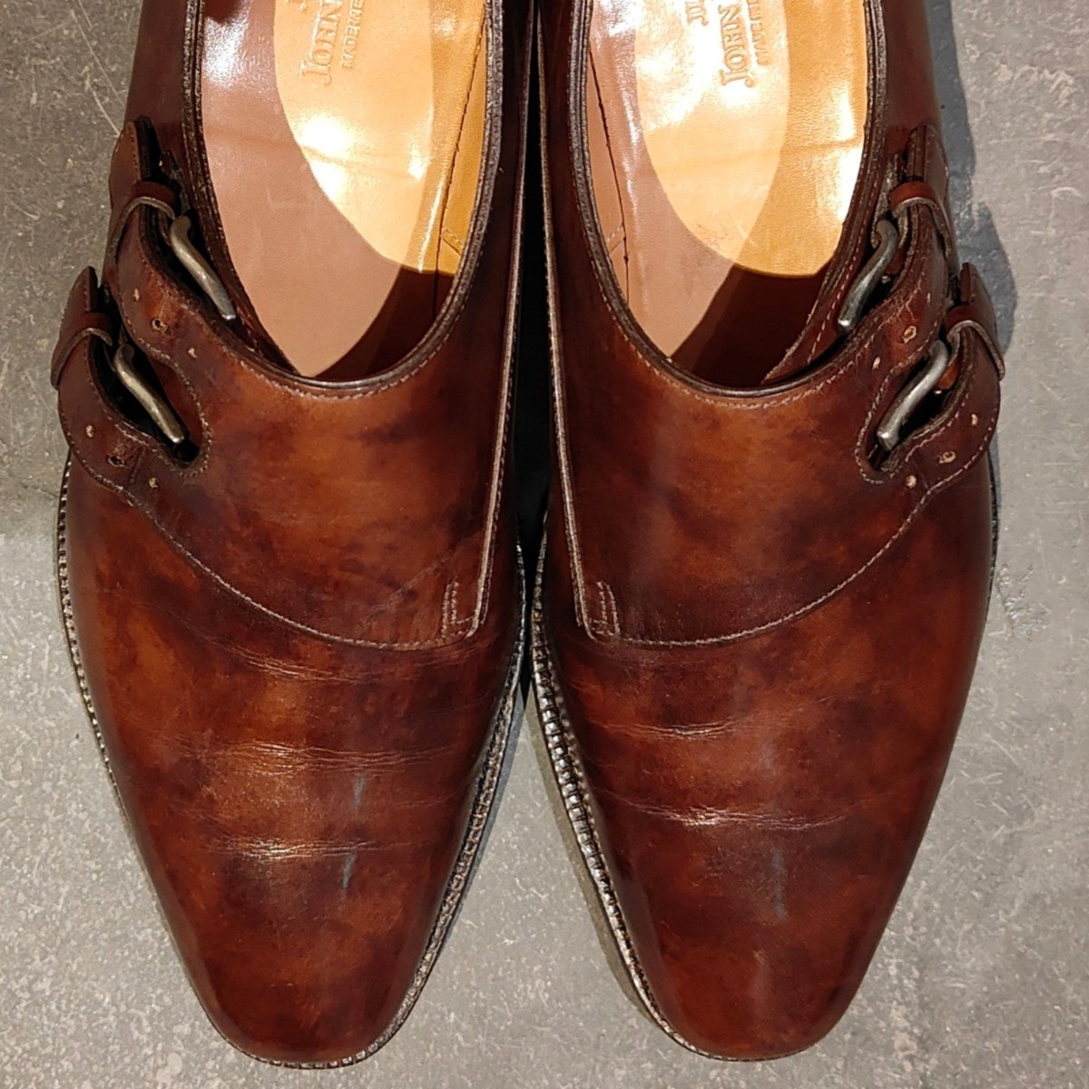 JOHN LOBB】ジョンロブ チャペル ダブルモンク ミュージアムカーフ