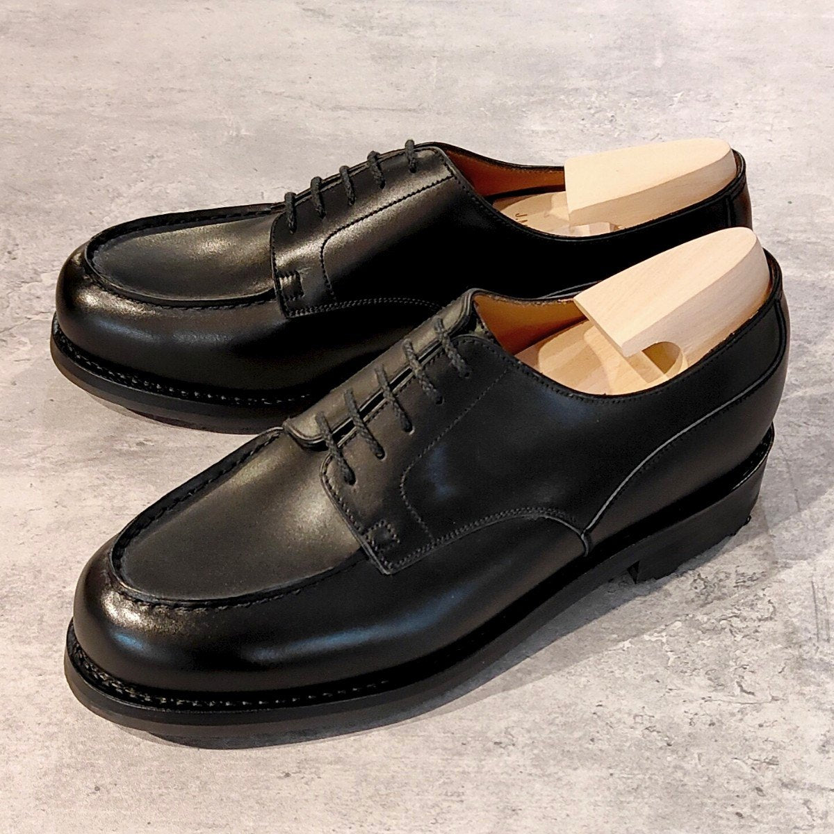 新品未使用【J.M.WESTON】ジェイエムウエストン 641 ゴルフ Uチップ ボックスカーフ ブラック サイズ UK6.5D 31ラスト 参考定価￥187,000-