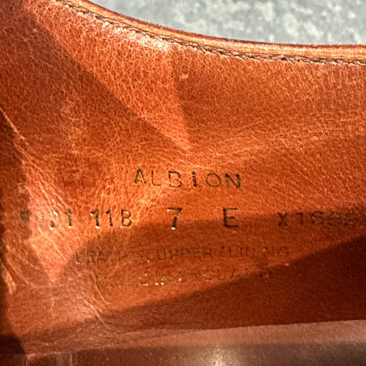 【Crockett&Jones】クロケット&ジョーンズ アルビオン セミブローグ カーフ ブラウン サイズUK7E 367ラスト