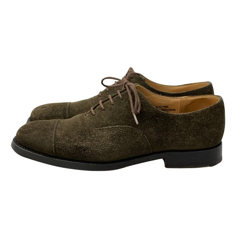 Church's】チャーチ 173 ビジネスシューズ スエード カーキ サイズ 60F