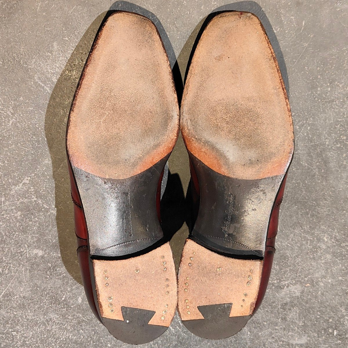 希少 美品【EDWARD GREEN】エドワードグリーン オーダー品 ビューリュー ウイングチップ カーフ バーガンディ サイズUK6E 808ラスト