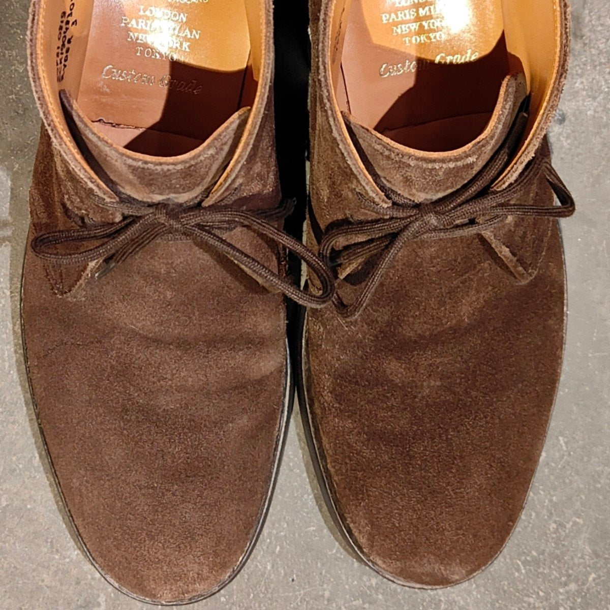 美品【Church's】チャーチ ライダー3 チャッカブーツ スエード 4都市