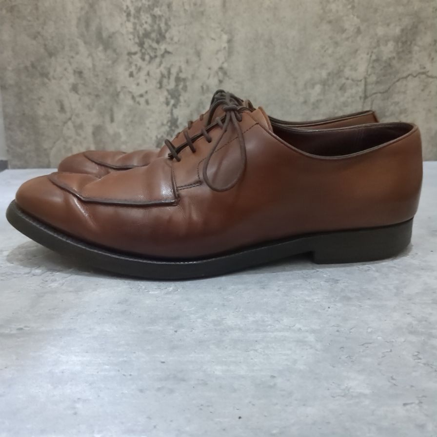 【CROCKETT&JONES】クロケット＆ジョーンズ ビチェスター Uチップ  カーフ ブラウン サイズUK7.5D