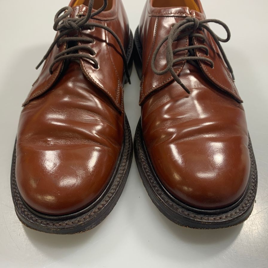 GRENSON】グレンソン プレーントゥ ポリッシュレザー 6229 ブラウン