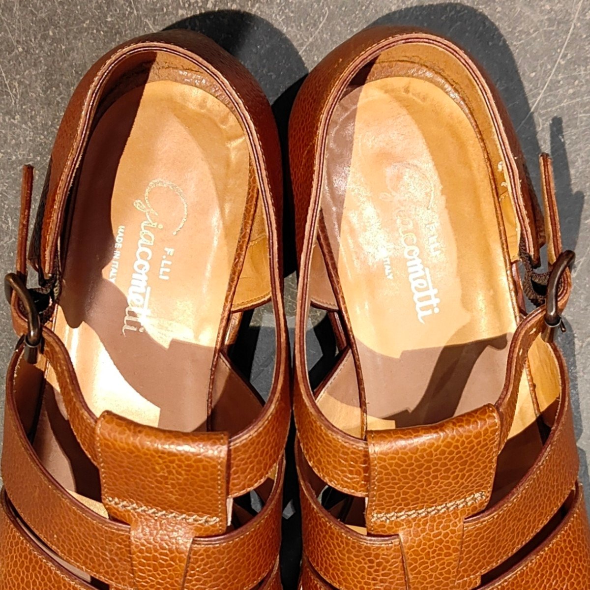 F.lli Giacometti】フラテッリ ジャコメッティ FG166 グルカサンダル