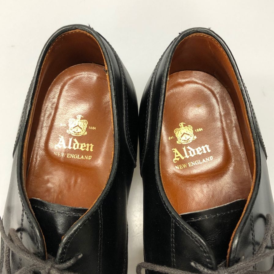 【ALDEN】オールデン 961 ビジネスシューズ カーフ ブラック（黒） サイズ 7.5 ラスト