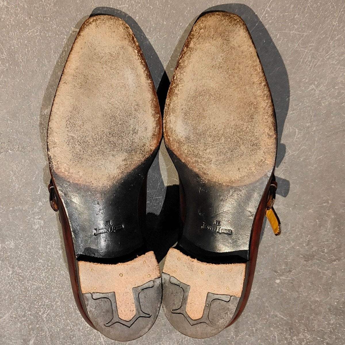 美品【JOHN LOBB】ジョンロブ チャペル ダブルモンク ミュージアムカーフ ダークブラウン サイズUK6.5E 8000ラスト