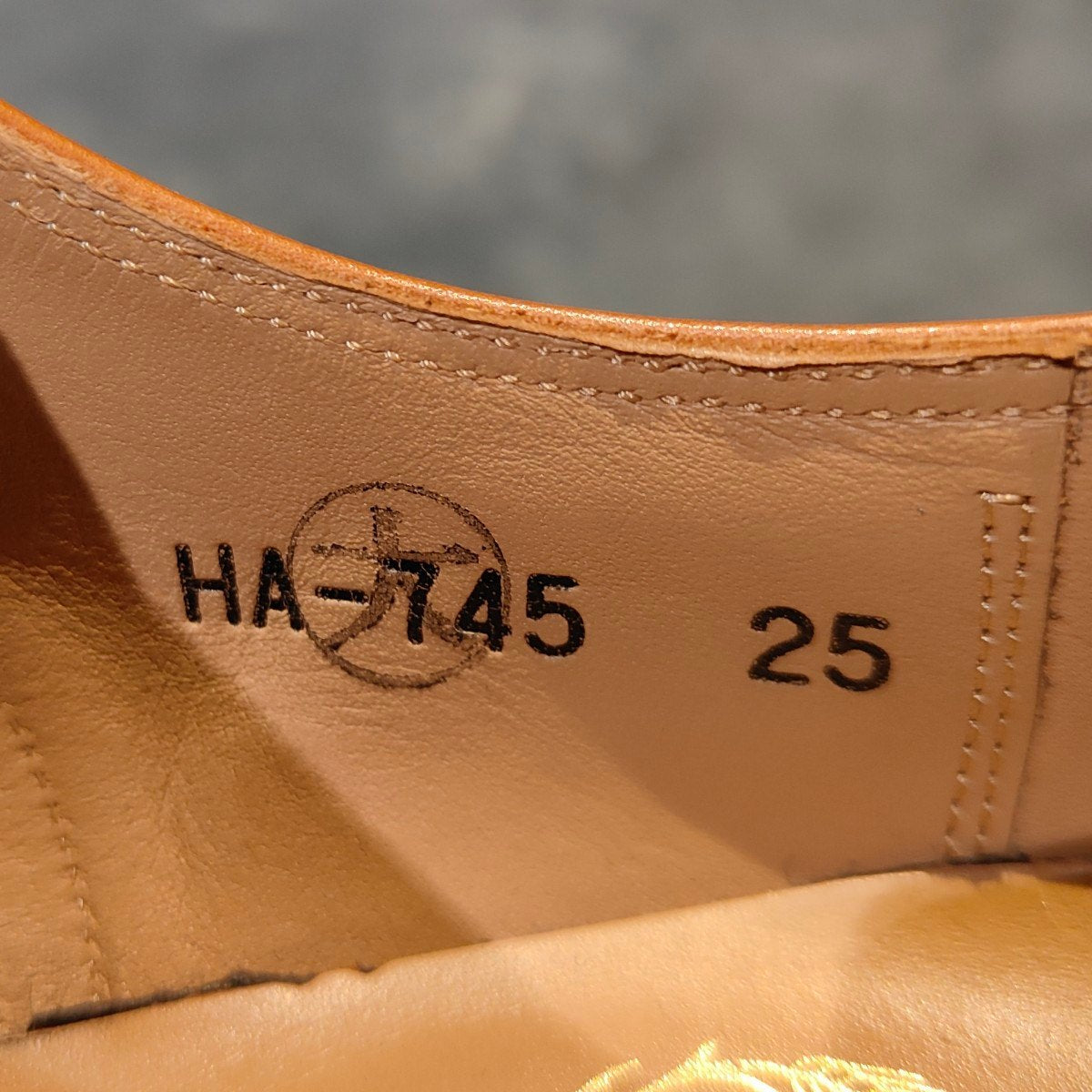 美品【SCOTCH GRAIN】スコッチグレイン 大印 HA745 フルブローグ ブラウン サイズ25cm