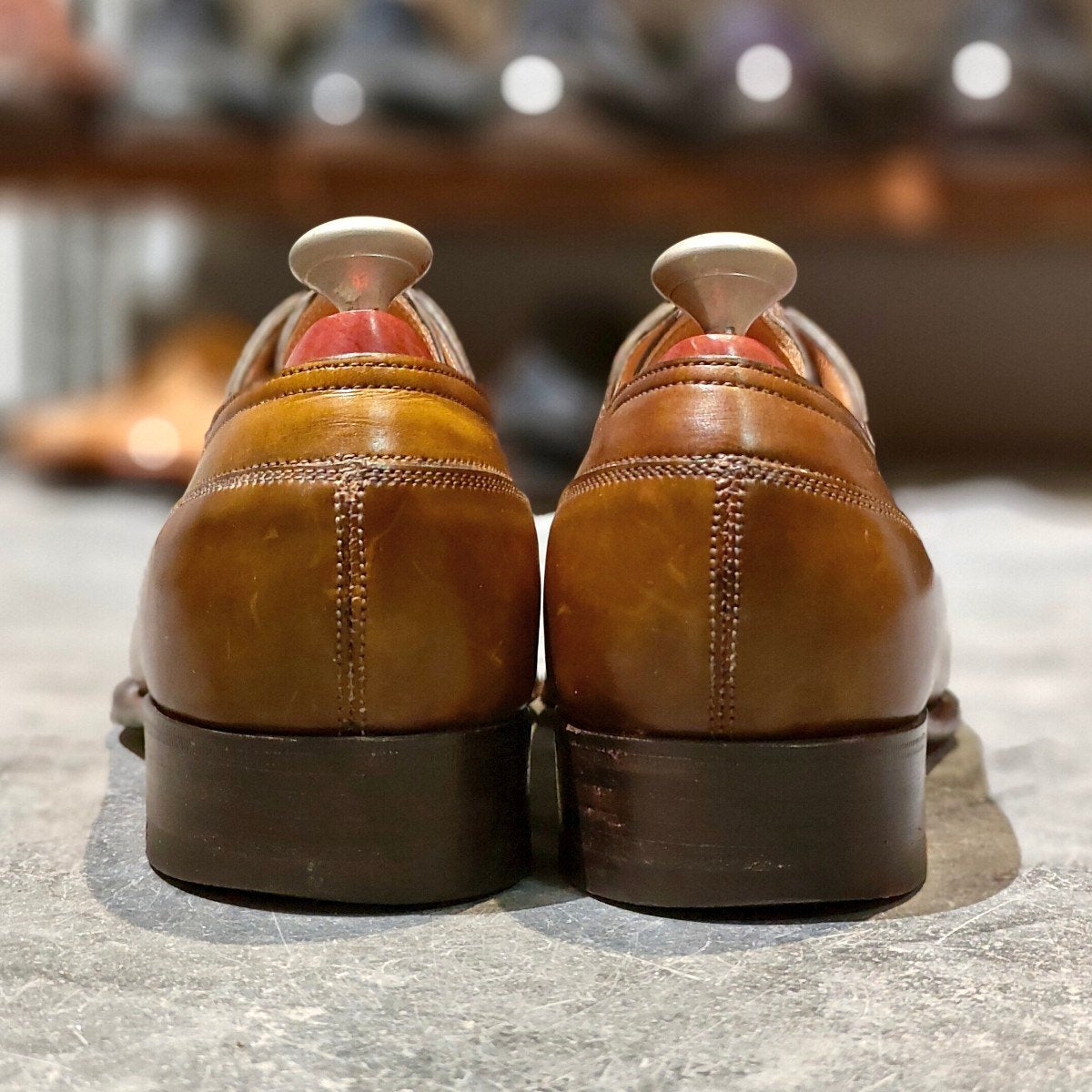 希少 極美品【JOHN LOBB】ジョンロブ 2005イヤーモデル プレーントゥ