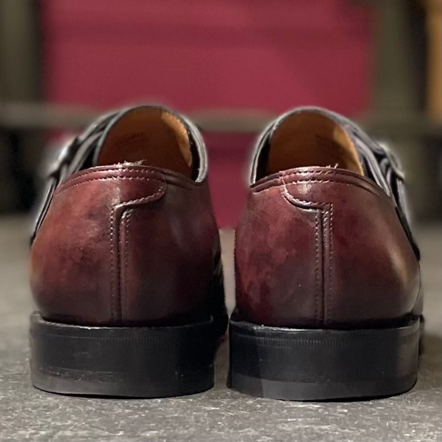 リジェクト品【JOHNLOBB】ジョンロブ ウィリアム  ダブルモンク ブラウン カーフ サイズ UK5D 9795ラスト