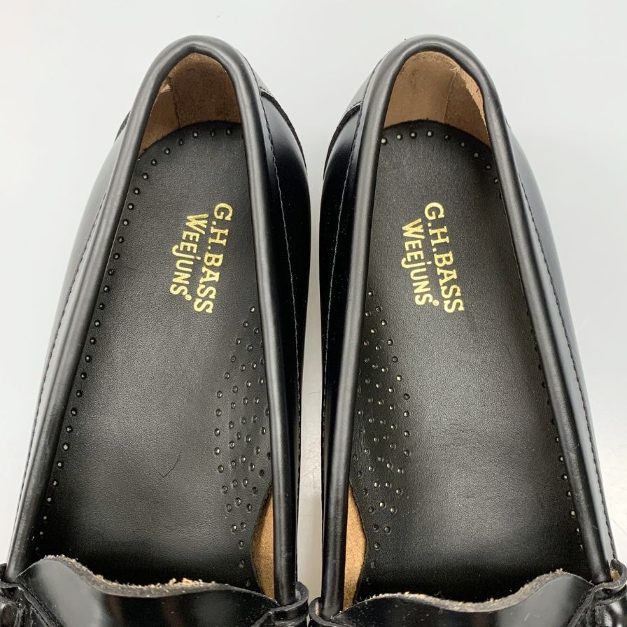 【G.H.Bass&Co.】ジーエイチバス  ローファー シボレザー ブラック（黒） サイズ 10.5 ラスト