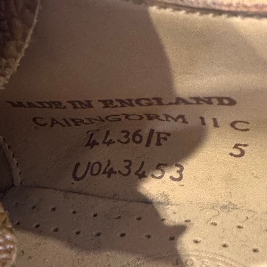 【JOSEPH CHEANEY CAIRNGORM】ジョセフ チーニー レザーシューズ ケンゴン グレインレザー ブラウン系 UK5 メンズ CAIRNGORM