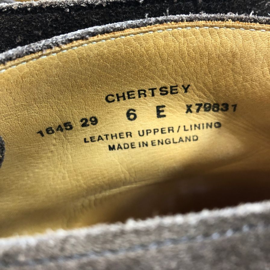 【Crockett & Jones】クロケット＆ジョーンズ  ブーツ スエード ブラウン（茶系） サイズ 6 ラスト