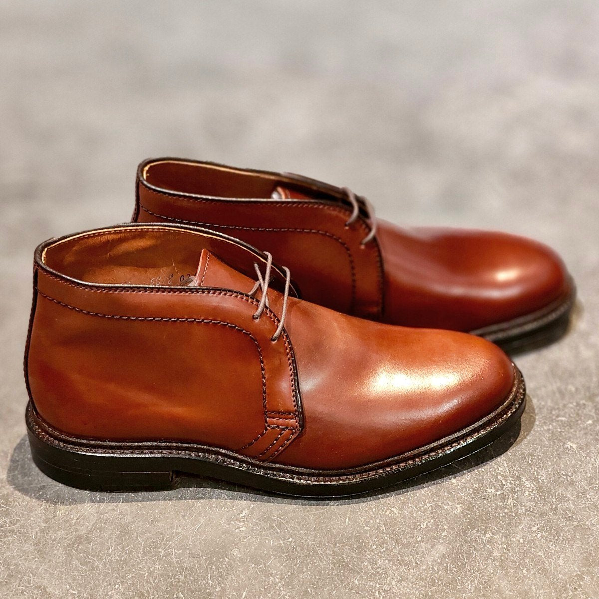 希少 新品未使用【ALDEN】オールデン オールデンショップサンフランシスコ別注 1358 チャッカブーツ コードバン マホガニー サイズ US6.5D バリーラスト