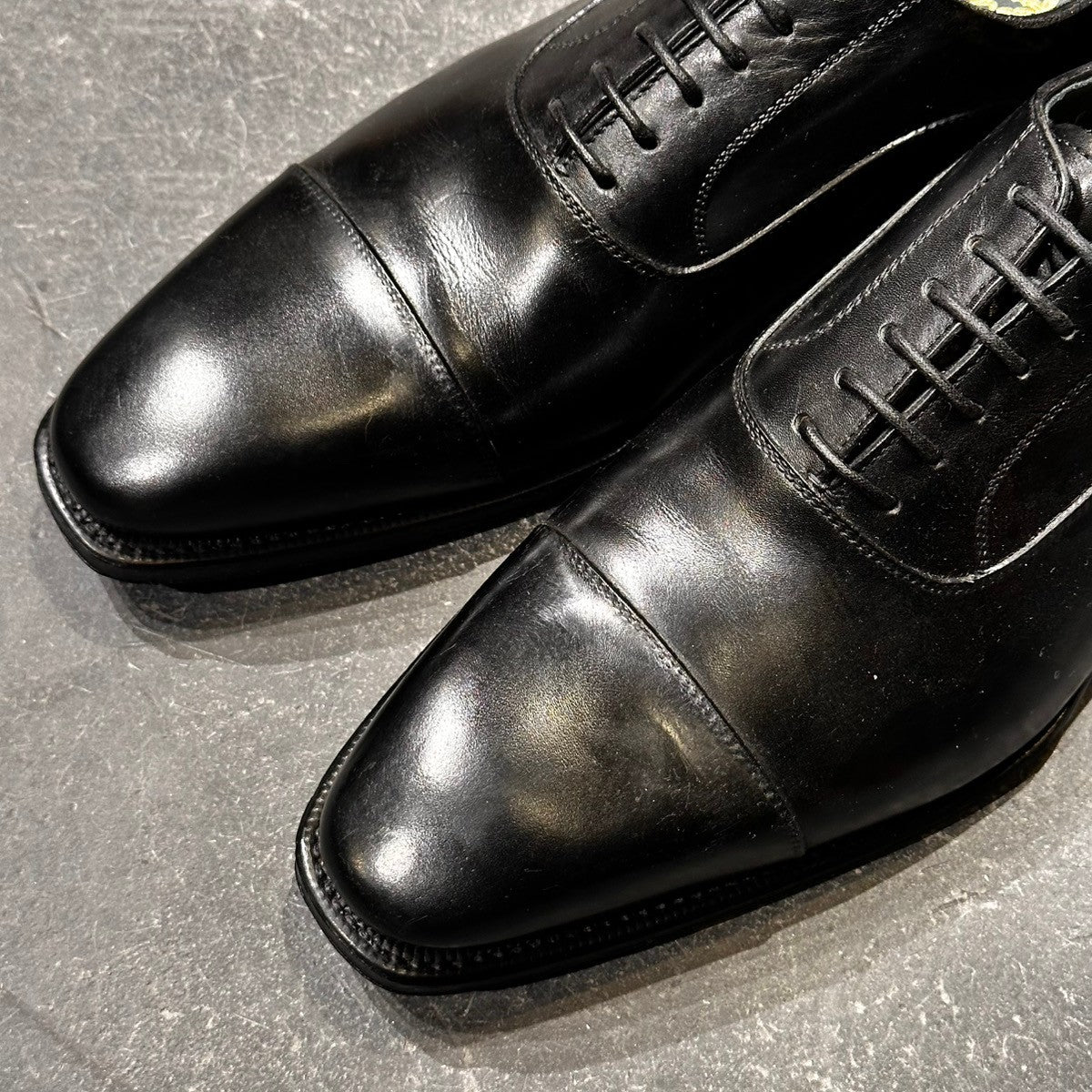 使用数回【perfette】ペルフェット 1112 ストレートチップ カーフ