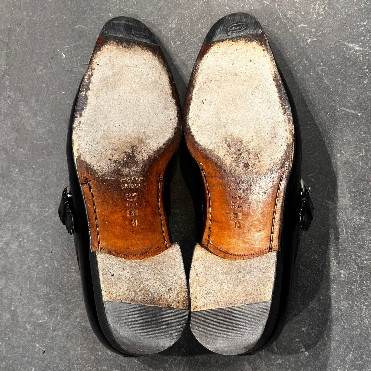 TANINO CRISCI】タニノクリスチー シングルモンク 131f29 カーフ