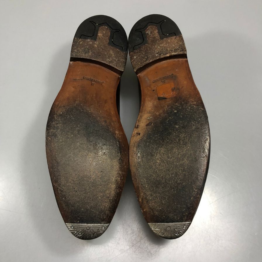 【JOHN LOBB】ジョンロブ ローファー フルストラップ フェンコート 4098ラスト レザー メンズ ブラウン サイズ6.5E