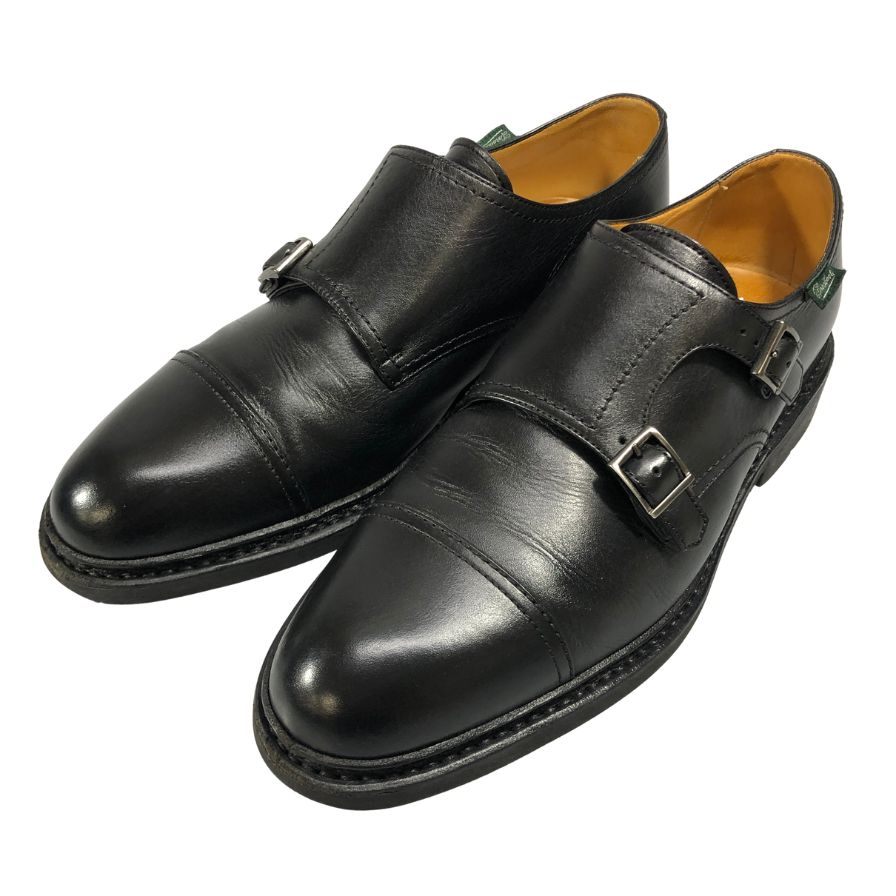 【PARABOOT】パラブーツ POE ダブルモンク ブラック サイズUK9