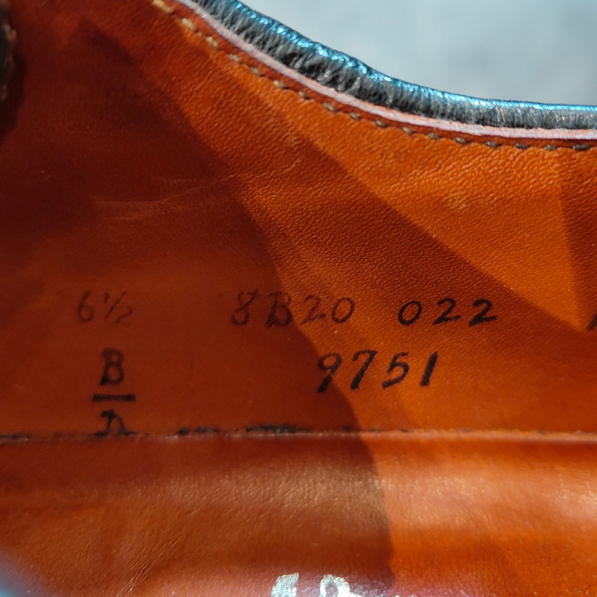 極美品【ALDEN】オールデン 9751 LWB コードバン ブラック サイズ US6.5D バリーラスト 参考定価￥214,500-