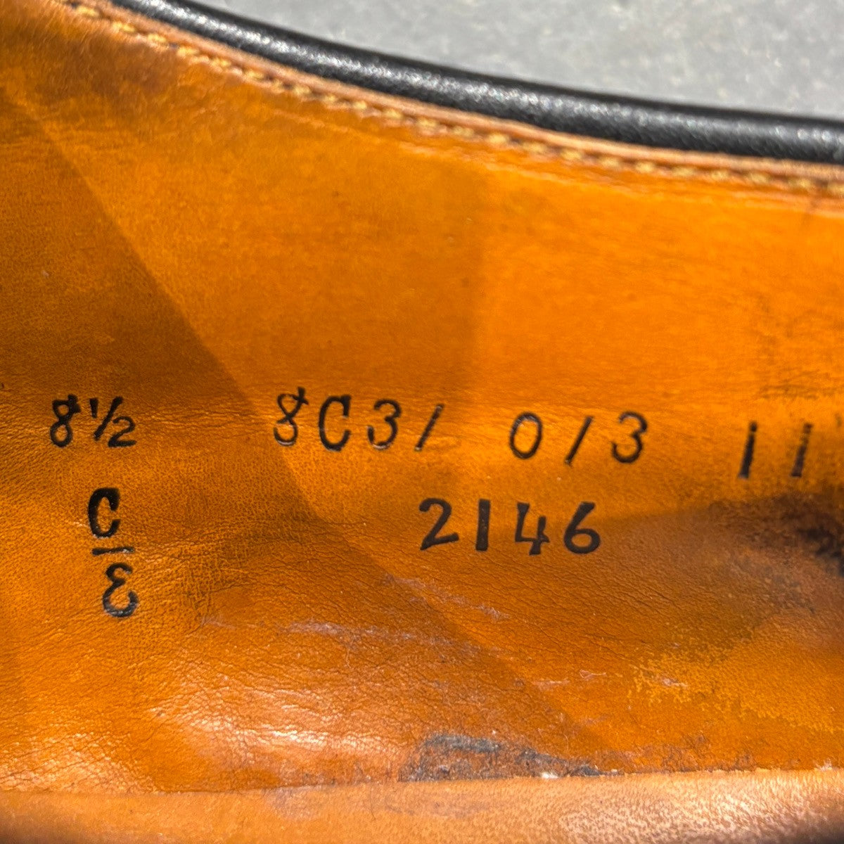 【ALDEN】オールデン 2146 外羽根 セミブローグ  コードバン ブラック  サイズUS8.5E アバディーンラスト