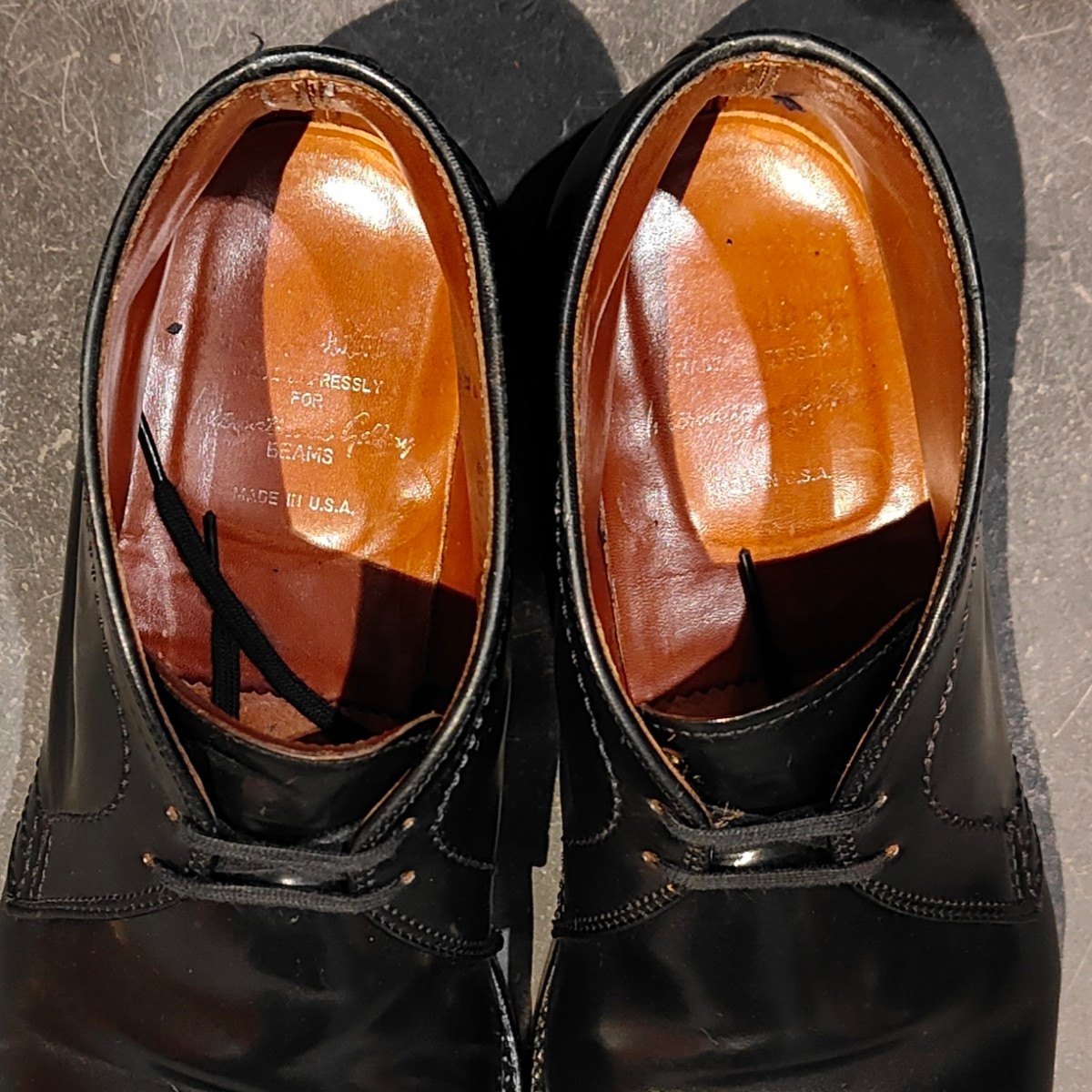 美品【ALDEN】オールデン チャッカブーツ 1340 コードバン ブラック サイズUS8.5D バリーラスト 参考定価￥225,500-