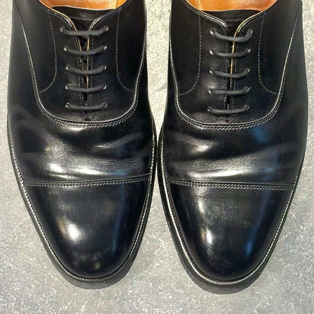 クロケット＆ジョーンズ　コノート　UK7E 黒　箱付　極美品 極美品【CROCKETT&JONES】クロケット＆ジョーンズ コノート