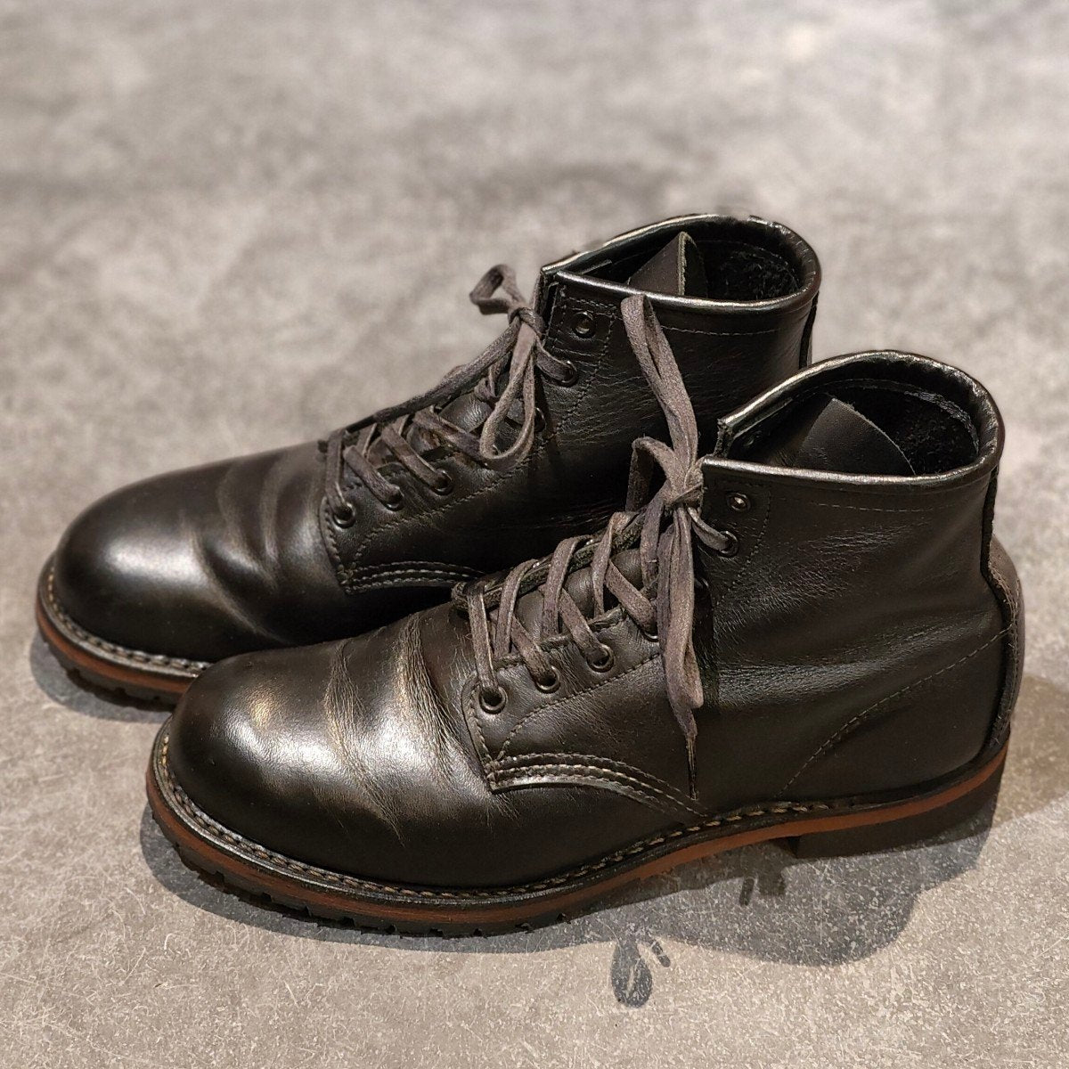 【RED WING】レッドウイング 9414 ベックマン ブーツ プレーントゥ ブラック サイズ US7