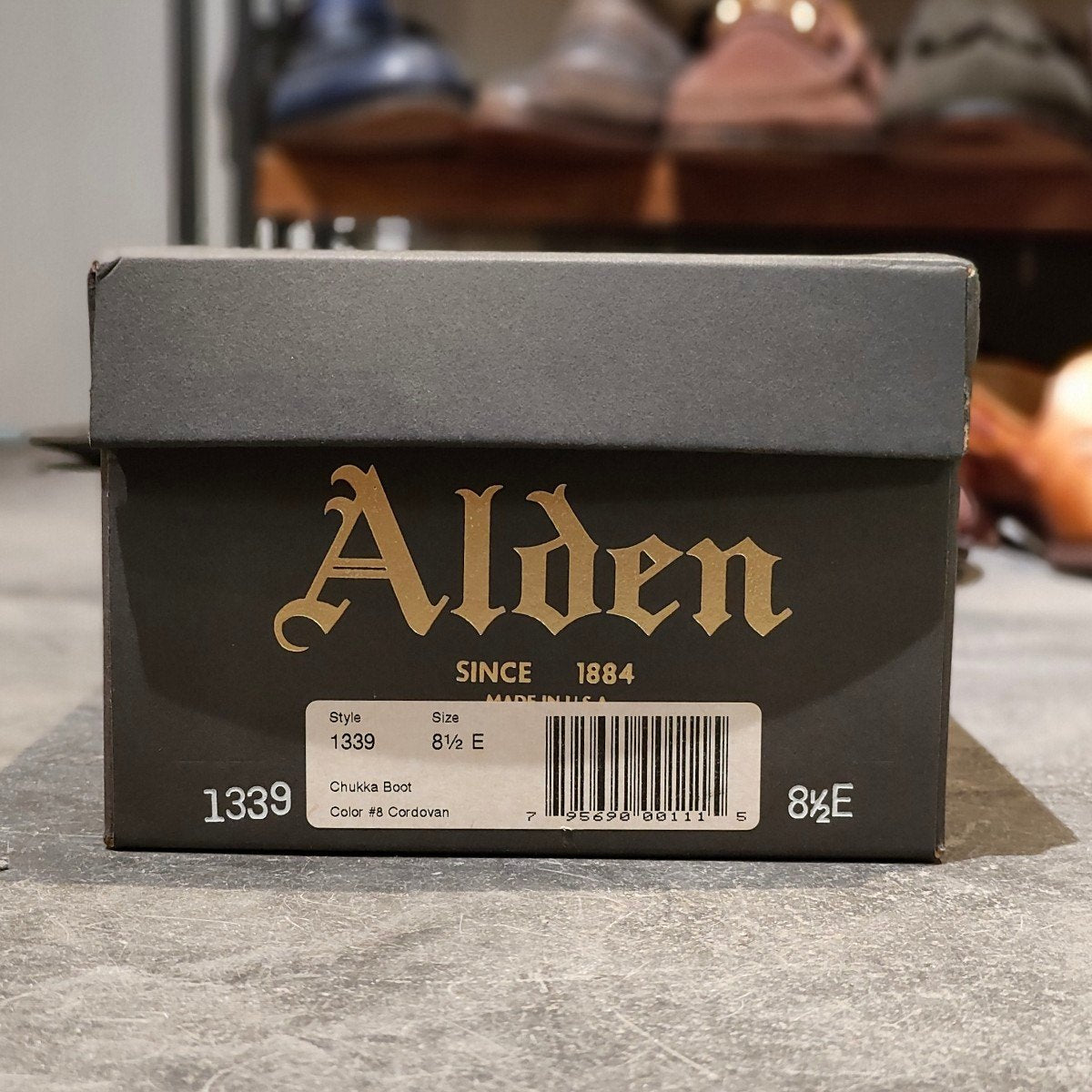 ALDEN】オールデン 1339 チャッカブーツ コードバン ダーク