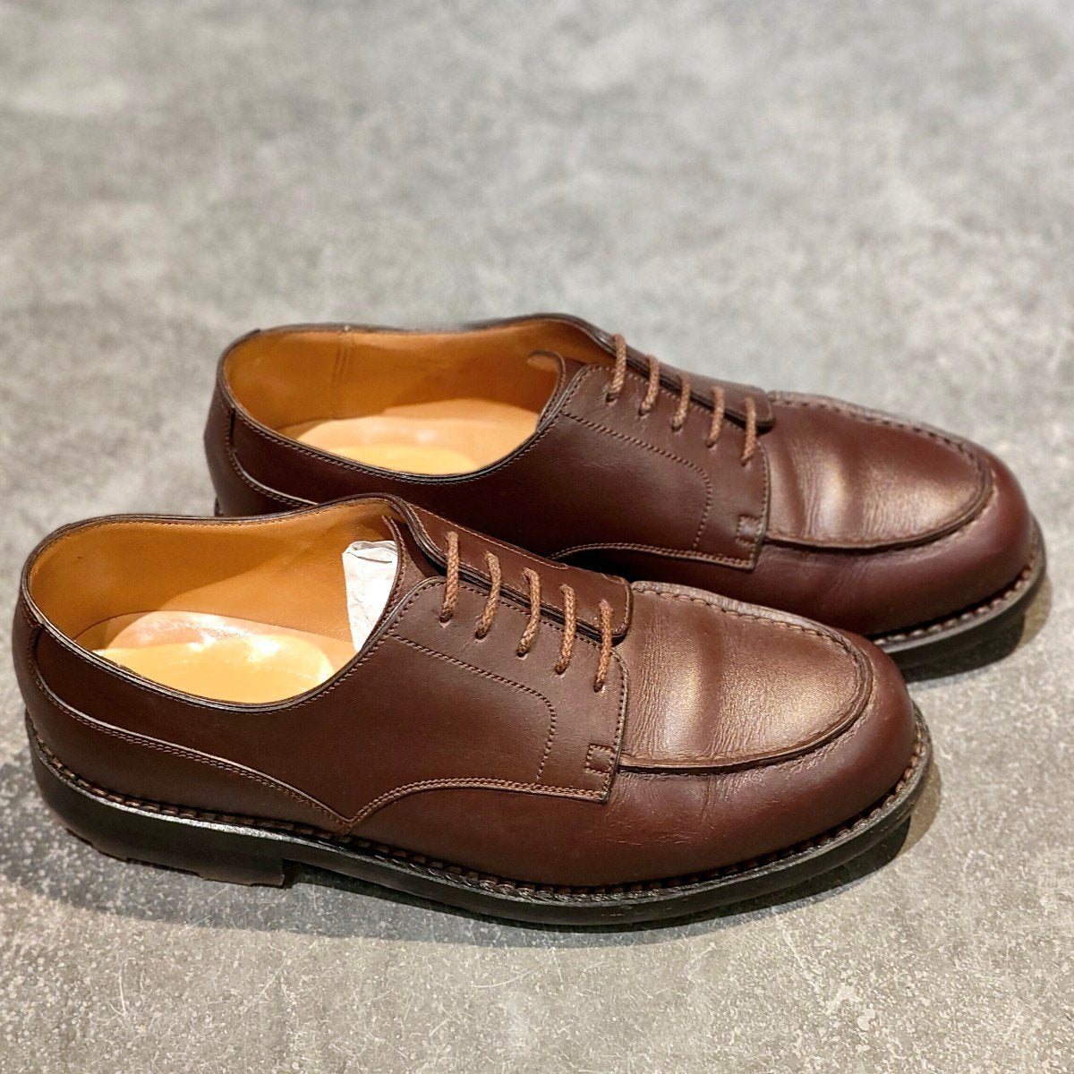 極美品 【J.M.WESTON】ジェイエムウエストン 641 ゴルフ Uチップ カーフ ダークブラウン サイズ UK6D 31ラスト 参考定価￥187,000-