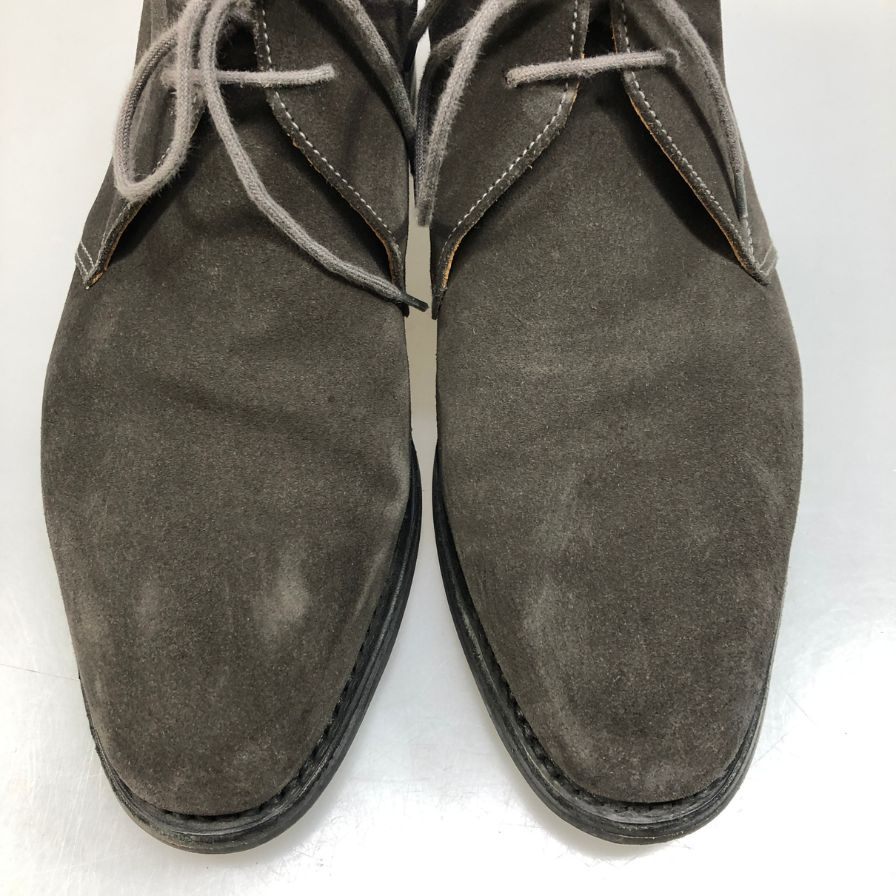 【Crockett & Jones】クロケット＆ジョーンズ  スエードシューズ スエード グレー（灰色） サイズ 6 ラスト