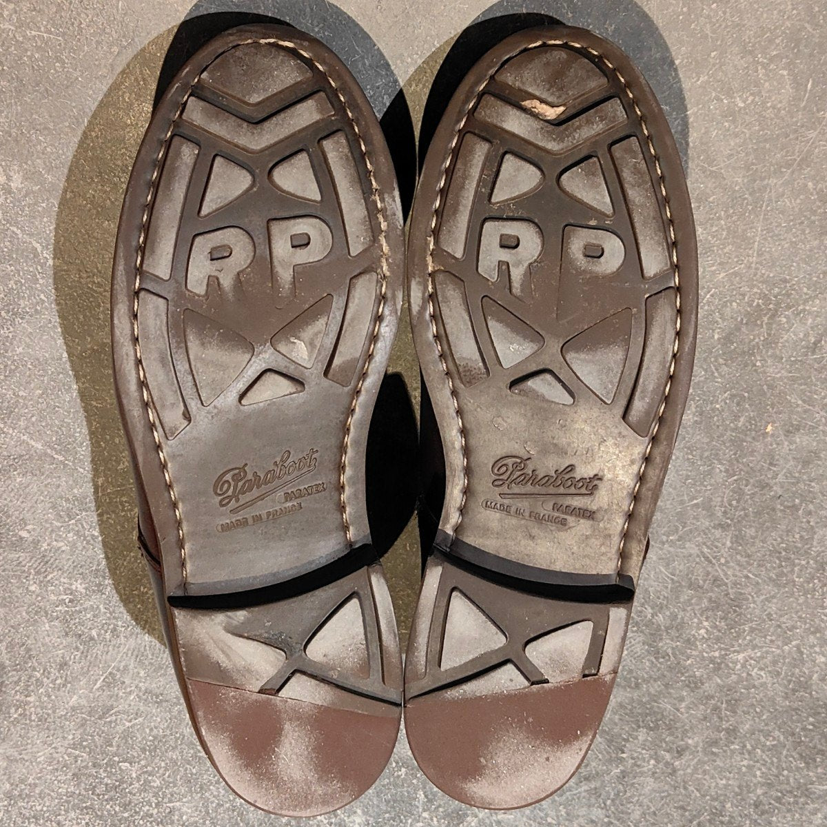 【Paraboot】パラブーツ シャンボード Uチップ リスレザー カフェ サイズ UK8 参考定価￥96,800-