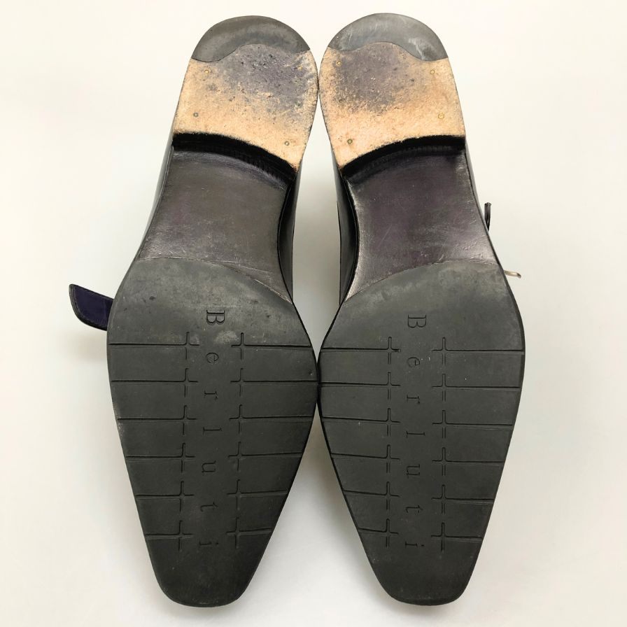 【Berluti】ベルルッティ  ビジネスシューズ カーフ パープル（紫） サイズ UK7 ラスト