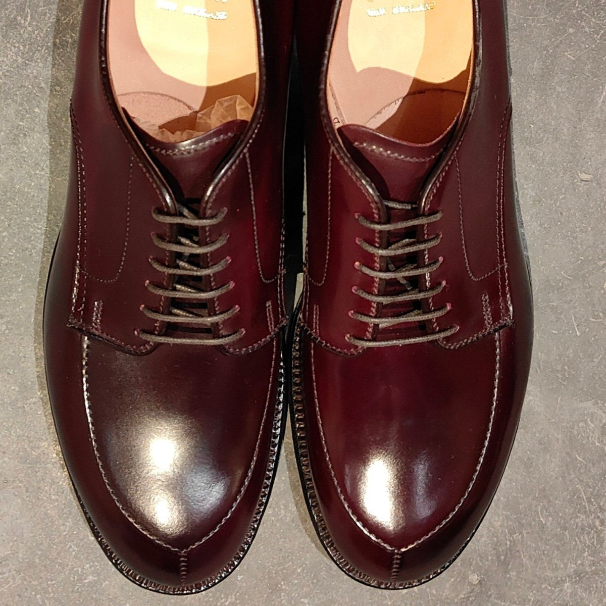 新品未使用【ALDEN】オールデン 54321 Vチップ コードバン ダークバーガンディ US7.5D モディファイドラスト 参考定価￥217,800-