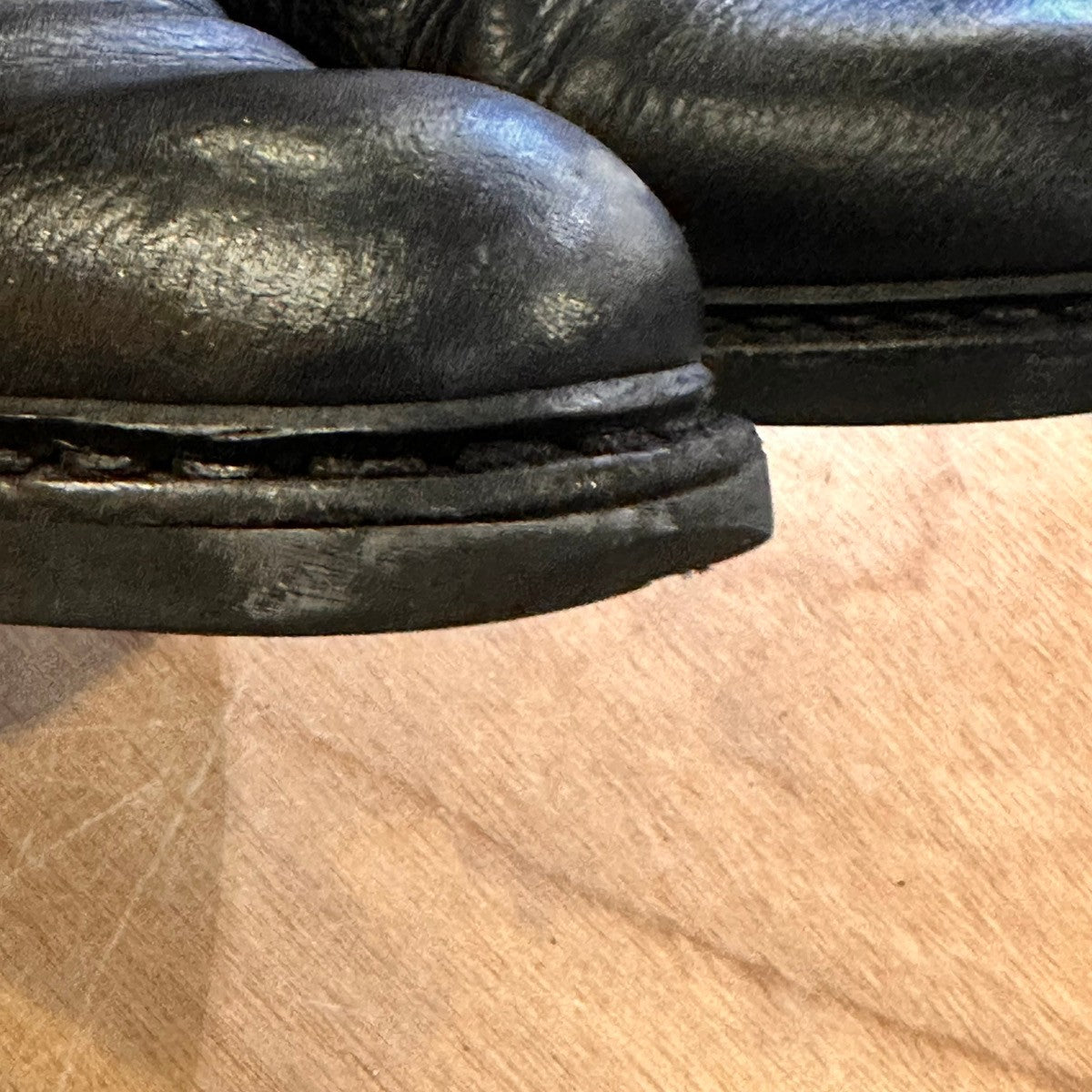 【Paraboot】パラブーツ シャンフォート サイドゴアブーツ グレインレザー ブラック サイズUK6.5
