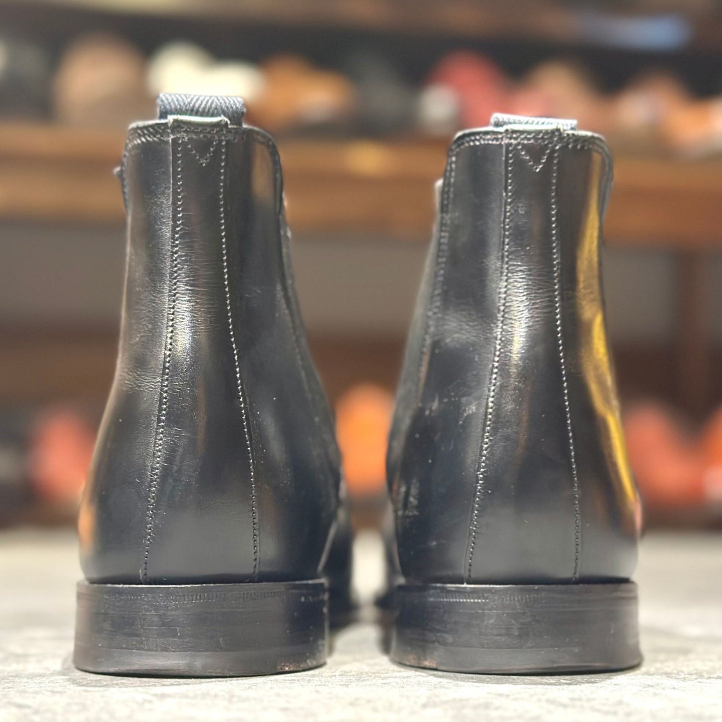 【Lloyd Footwear】ロイドフットウェア M7242 ブーツ  ブラック（黒） サイズ UK8 ラスト