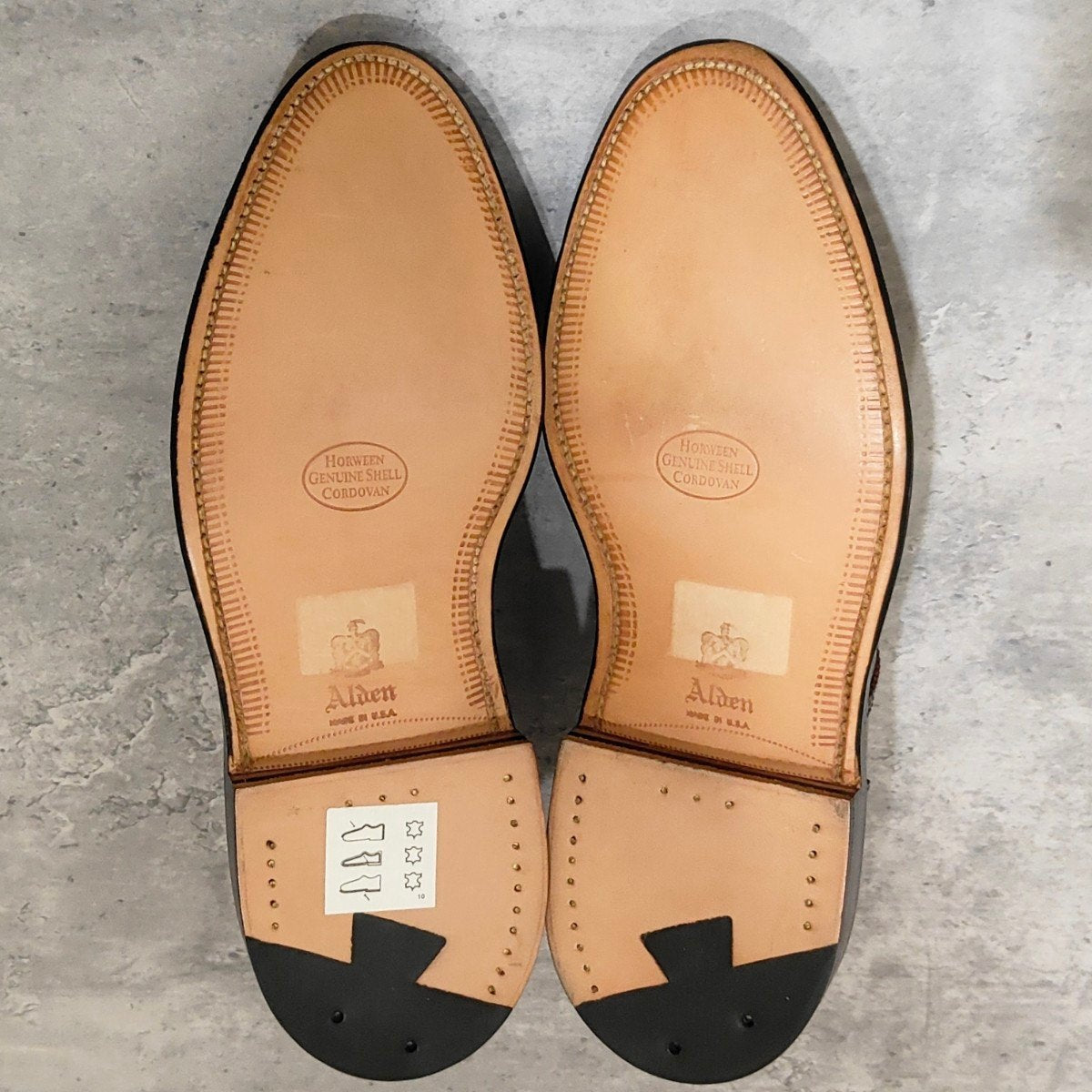 希少 未使用【ALDEN】オールデン 2435 セミブローグダービー ラベロコードバン想定 ブラウン サイズUS8E アバディーンラスト想定