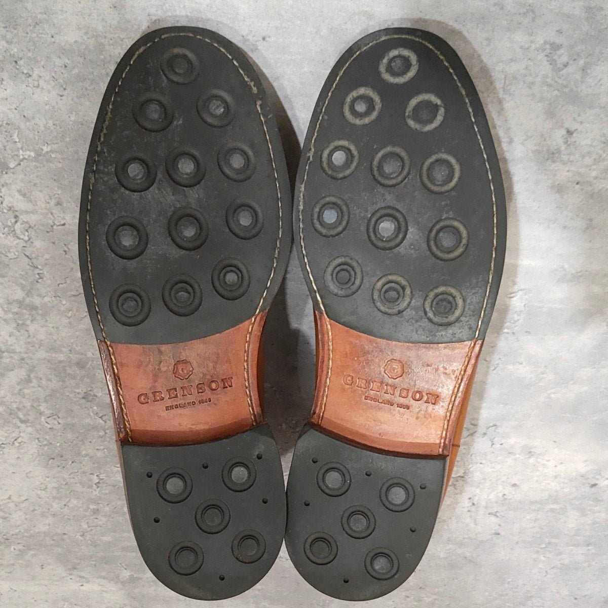 【GRENSON】グレンソン ウェンデル チャッカブーツ カーフ ブラウン サイズUK7.5G