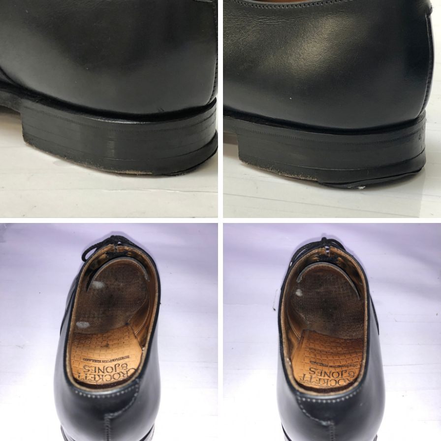 【CROCKETT&JONES】クロケット&ジョーンズ 27742A コノート ストレートチップ カーフ ブラック UK5.5 236ラスト CONNAUGHT