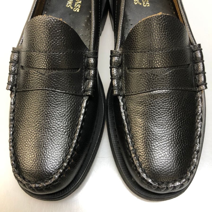 【G.H.Bass&Co.】ジーエイチバス  ローファー シボレザー ブラック（黒） サイズ 6 ラスト