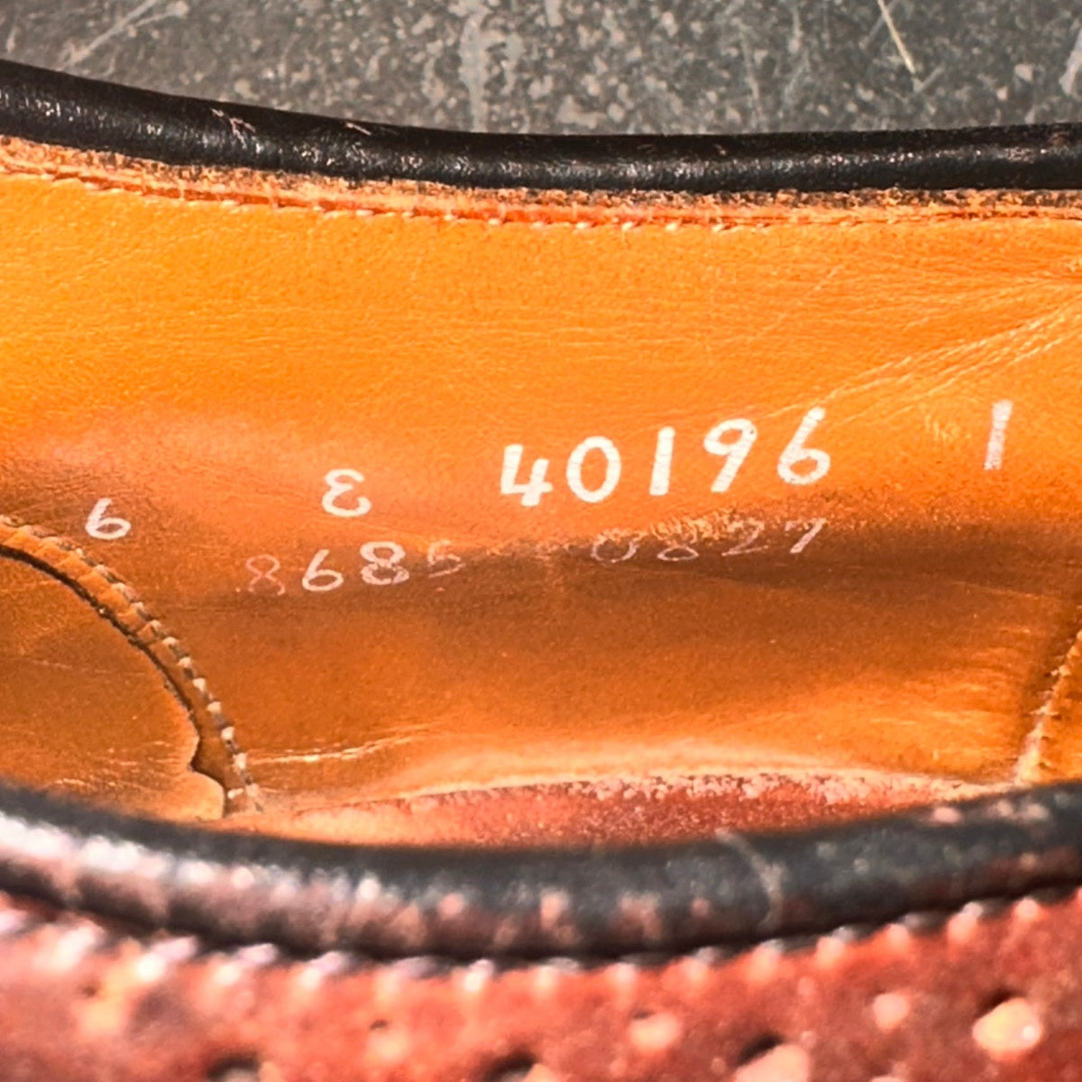 【Allen Edmonds】アレンエドモンズ 40196 ウイングチップ コードバン ダークバーガンディ サイズUS6E