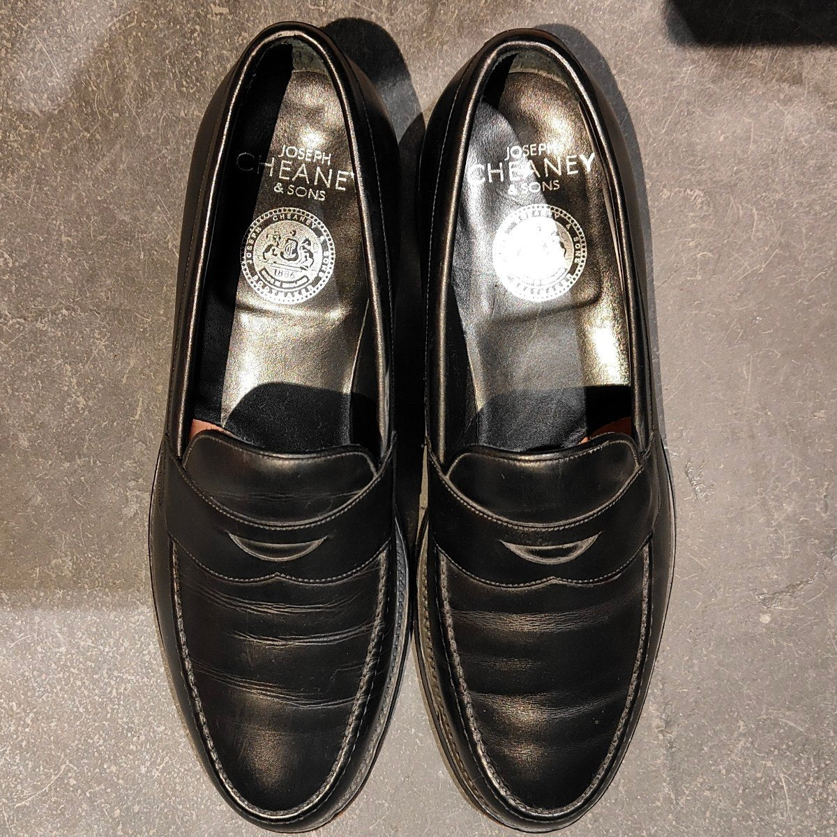 JOSEPH CHEANEY】ジョセフチーニー ハドソン ペニーローファー カーフ