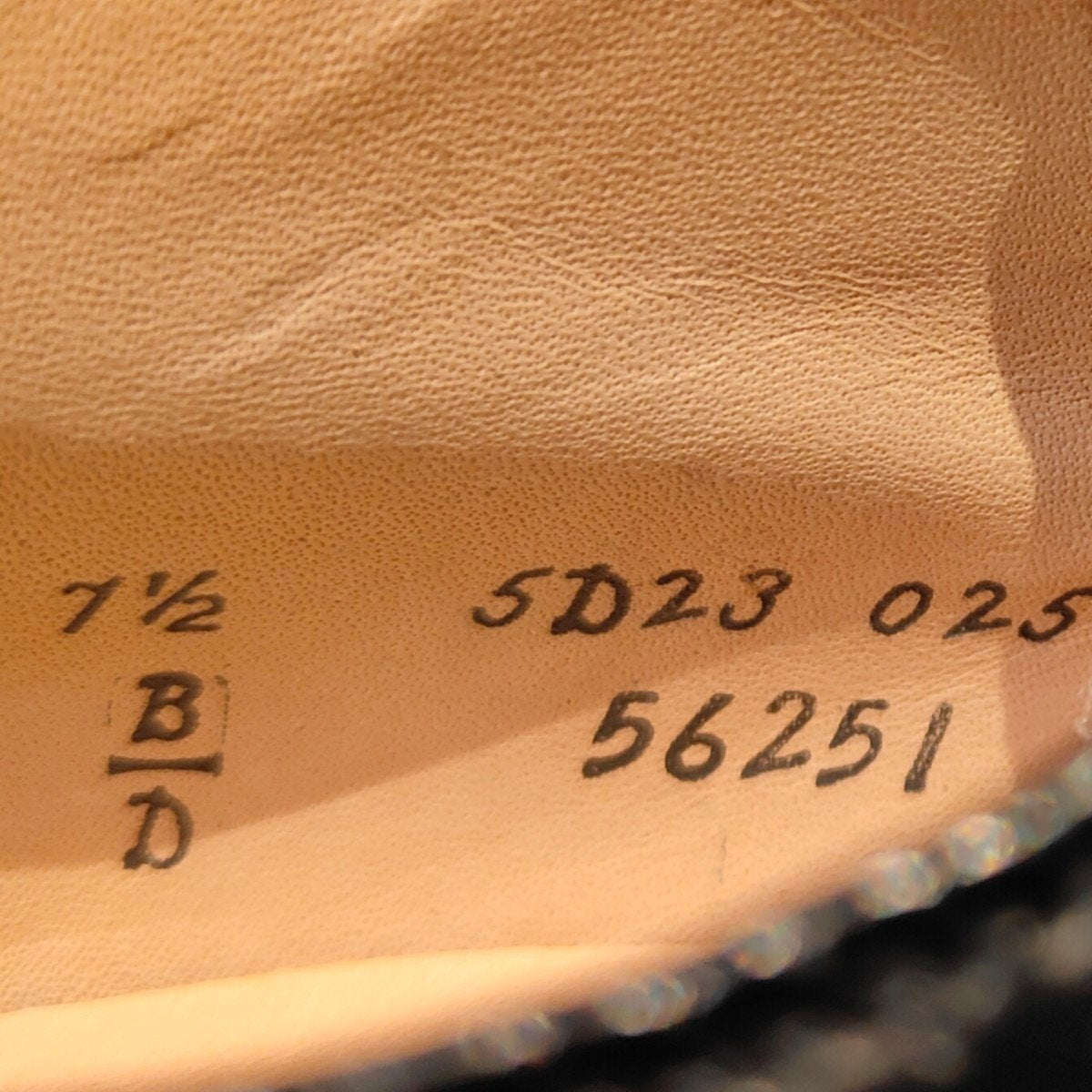 新品未使用【ALDEN】オールデン 56251 パンチドキャップトゥ コードバン ブラック US7.5D モディファイドラスト 参考定価￥220,000-