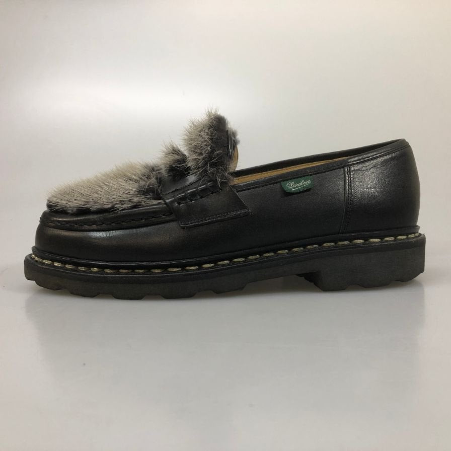 【PARABOOT】パラブーツ ランス ミンクファー F59687 ブラック メンズ  サイズ UK6